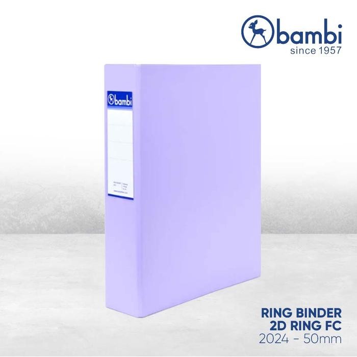 

Pilihan- Bambi Ring Binder Folio 2 Ring Type D All Color Jumbo Size 50 Mm Original