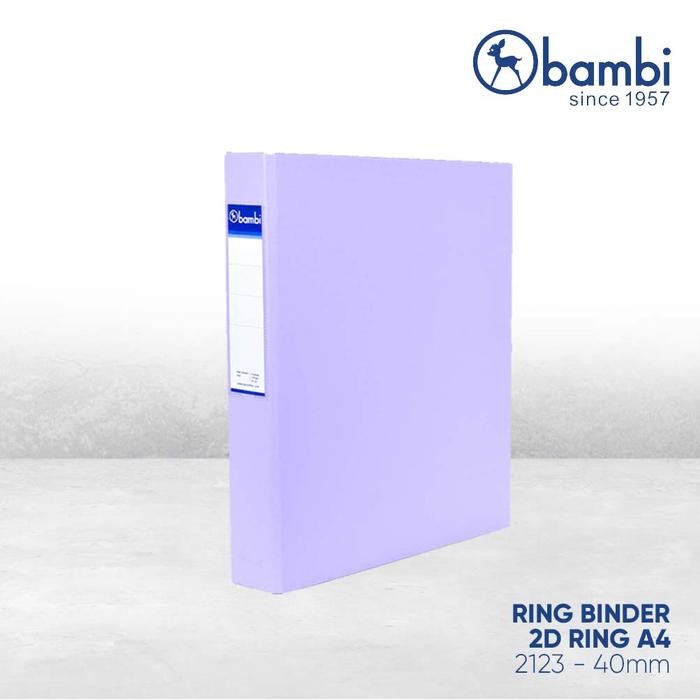 

Pilihan- Bambi Binder D-Type 2 Ring 2123 A4