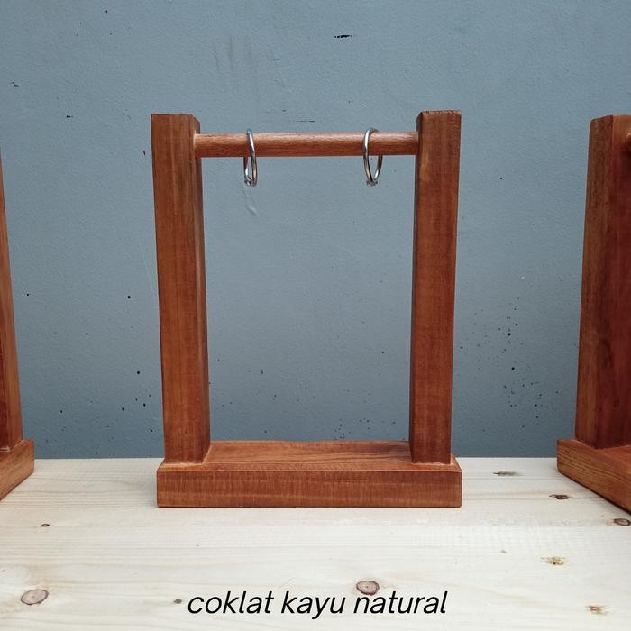 

Pilihan- Stand Menu Meja /Card Holder/Nomer Meja Kayu / Tend Card A6/A5