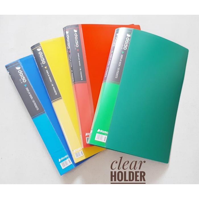

Pilihan- Clear Holder Map Dokumen Plastik Folio F4 40 Lembar Documenet Holder