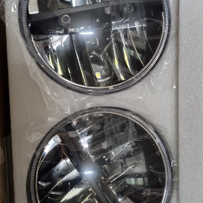 Hemat Headlamp Led Trucklite Bulat 7Inch Terlariss 