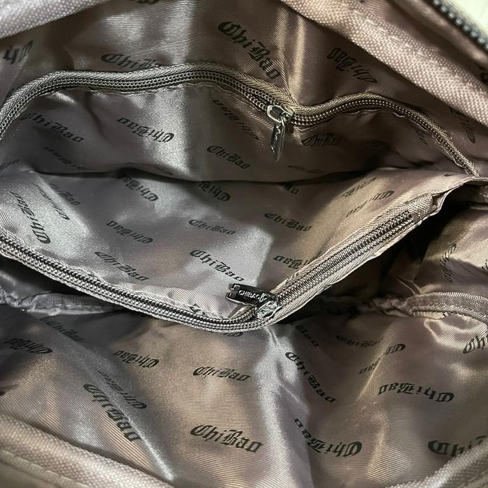 Tas Selempang Wanita Ori Chibao Kanvas 6Sleting