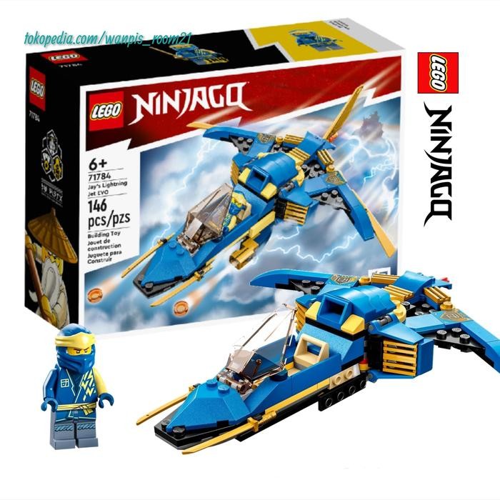 Lego Ninjago 71784 Jay'S Lighting Jet Evo - Lego Pesawar Jet Kode 892
