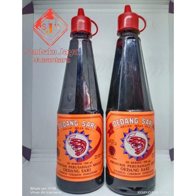 

Pilihan- Kecap Manis Udang Sari / Kecap Oedang Sari Manis Sedang Khas Cirebon