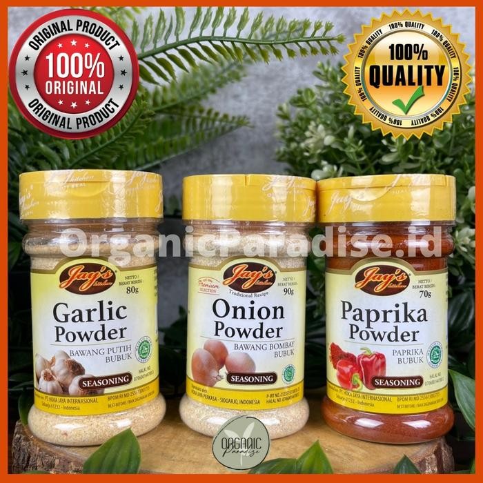 

Pilihan- Jay'S Onion Powder / Bumbu Bawang Bombay Bubuk 90 Gram