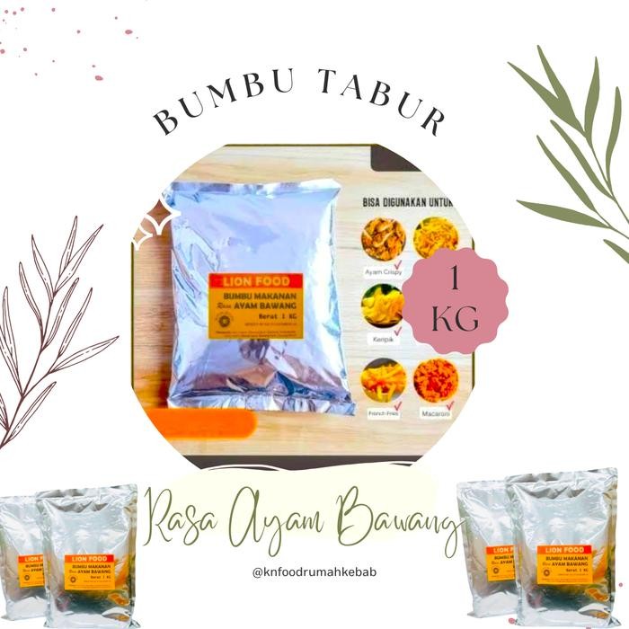 

Pilihan- Serasa Golden Bumbu Tabur Kentang 1 Kg Seasoning Bumbu Tabur 1Kg