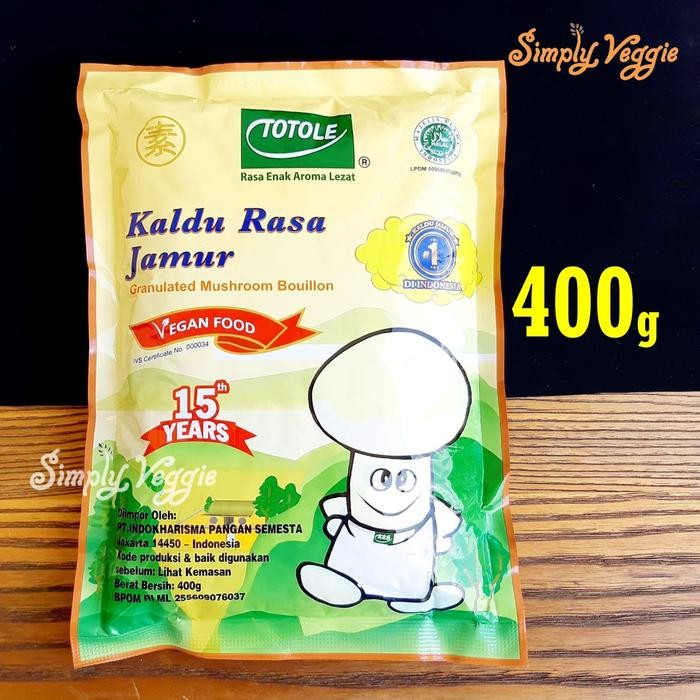 

Pilihan- Kaldu Jamur Totole 400G / Penyedap Rasa Jamur Vegetarian Vegan Halal