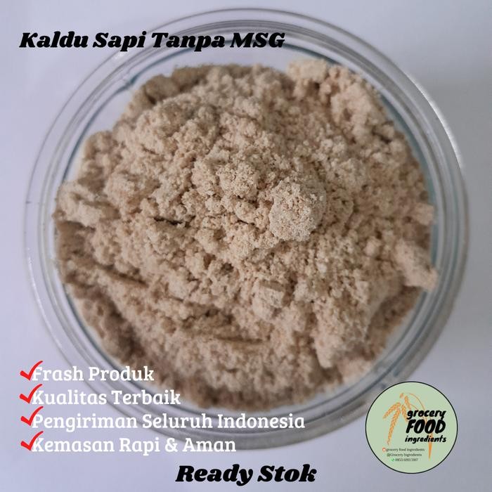 

Pilihan- Pure Beef Stock / Kaldu Sapi Extract - Tanpa Msg