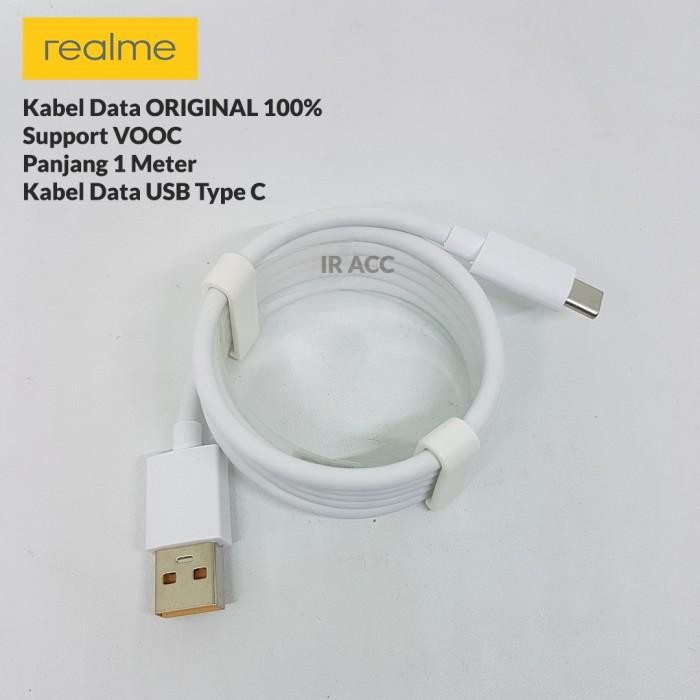 Kabel Data Realme ORIGINAL 100% USB Type C Super Vooc Realme 5 / XT