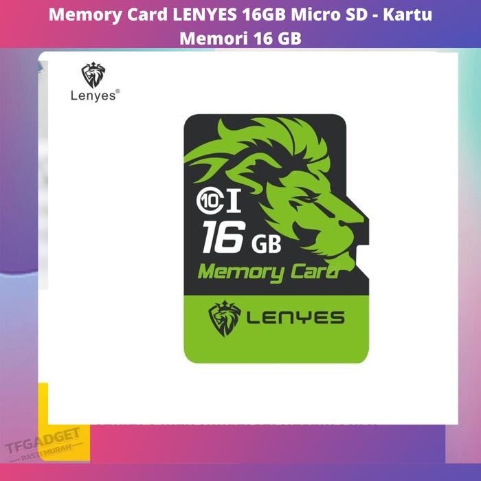Memory Card LENYES 16GB Micro SD - Kartu Memori Micro SD 16 GB