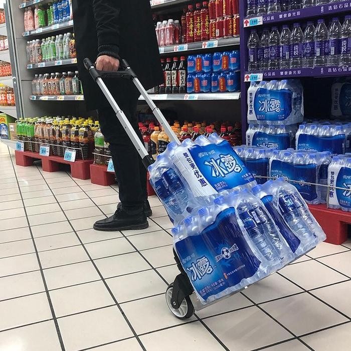 Trolley Lipat Mini / Trolly / Troli Lipat Serbaguna / Troli Aluminium