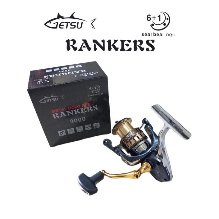 REEL GETSU RANKERS 1000/2000/3000/6000 - METAL BODY REEL
