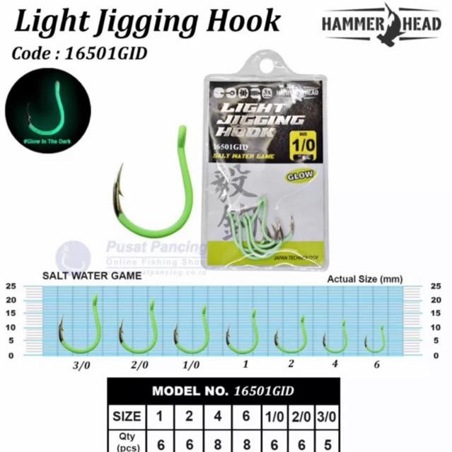 Mata Kail Hammerhead Light Jigging GID