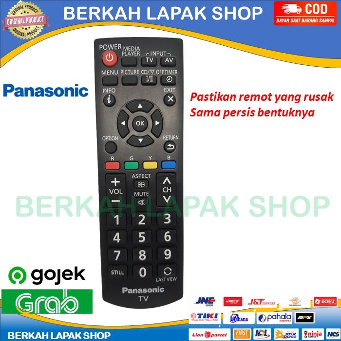 REMOTE TV REMOT TV LCD LED PANASONIC ASLI ORIGINAL