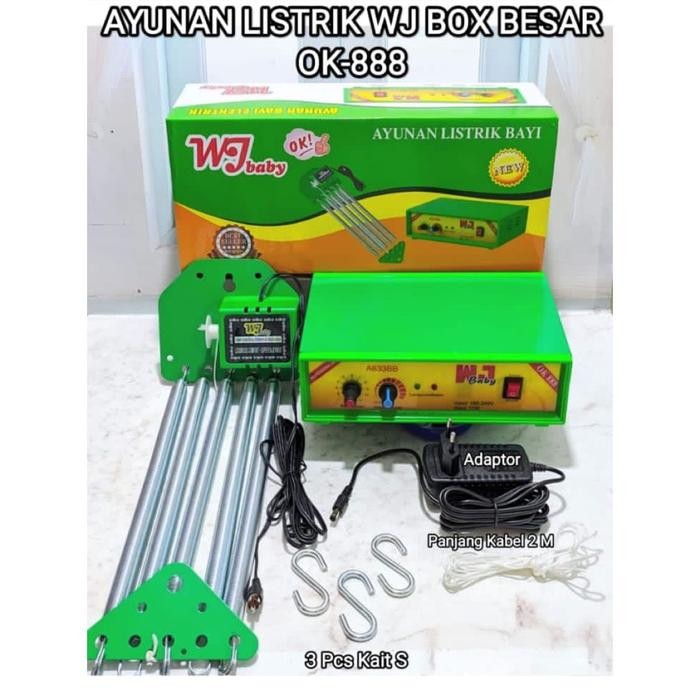 ayunan elektrik bayi ayunan listrik bayi wj 888 box besar