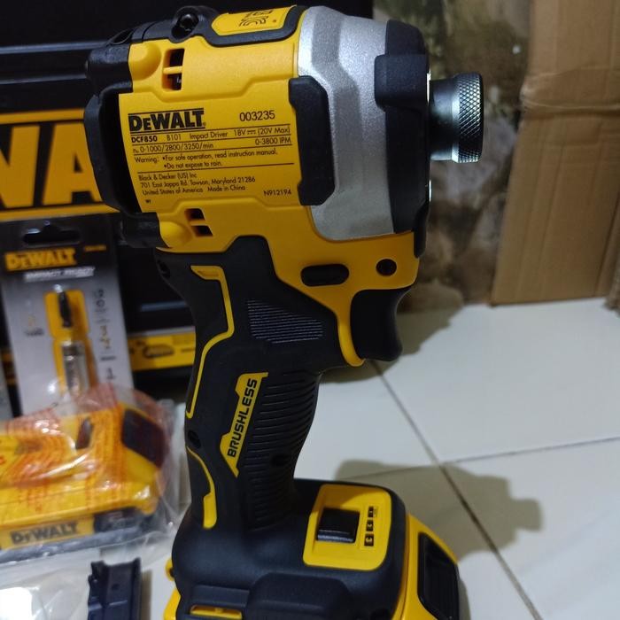 Mesin Bor Obeng DCF850D2A Baterai Impact Screw Driver DEWALT DCF850 20V DCF 850 DCF850D2