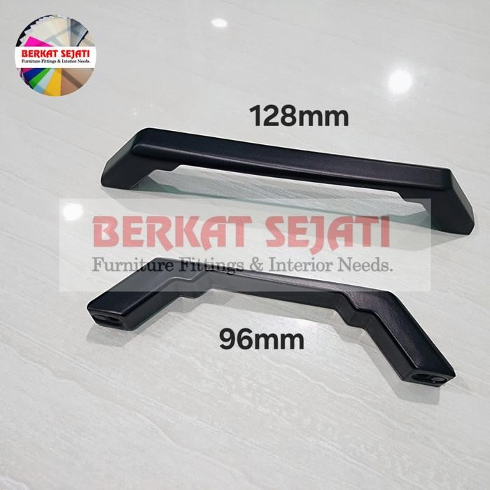 Handle Tarikan Laci Pintu Lemari Kitchen Minimalis HITAM 5369 128mm