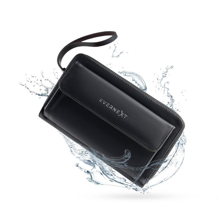 Eiger Wallets - Clutch Bag Kulit Pria Premium Anti Air Pouch Bag Brady Pria Waterproof