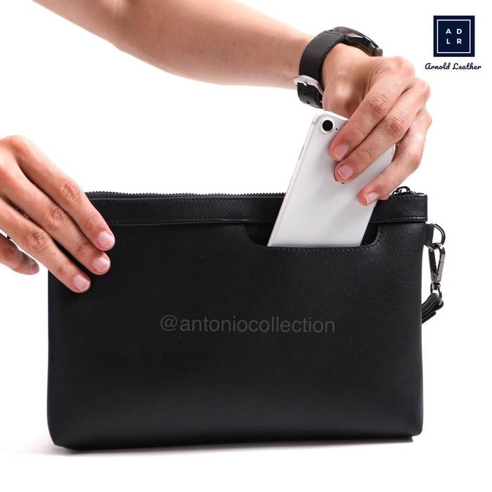 Eiger Wallets - Handbag Kulit Pria Wanita / Tas Tangan / Pouch / Clutch Tas Gadget Hand Bag /