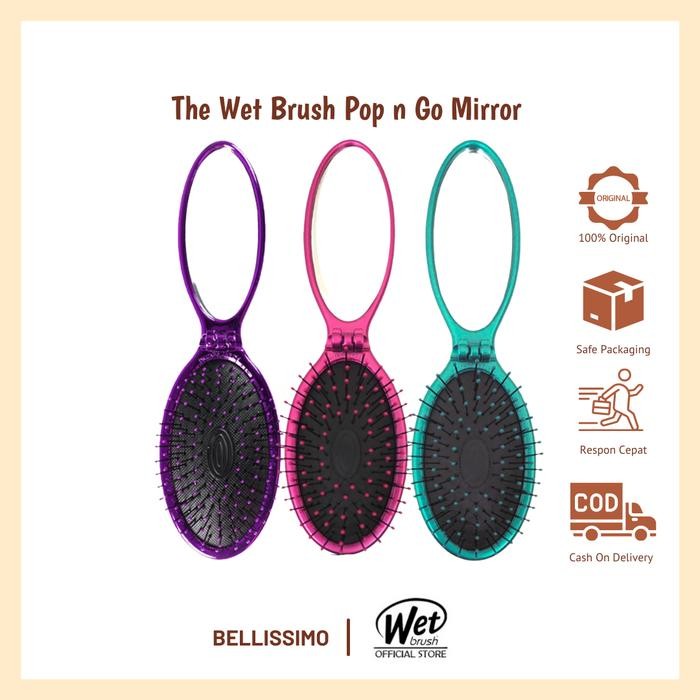 The Wet Brush Pop n Go Mirror/Sisir The Wet Brush Pop n Go