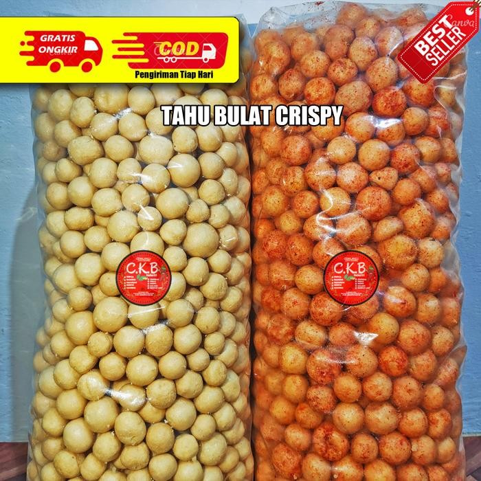 

TERLARIS 500GR TAHU BULAT CRISPY MINI DAN PEDAS GURIH RENYAH READY STOCK