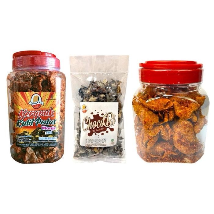 

TERLARIS Emak Cw - 3Pcs Paket Nage 92 ( Kulit Ikan Patin Pedas Manje Toples, ChocoBi, Kulit Ayam