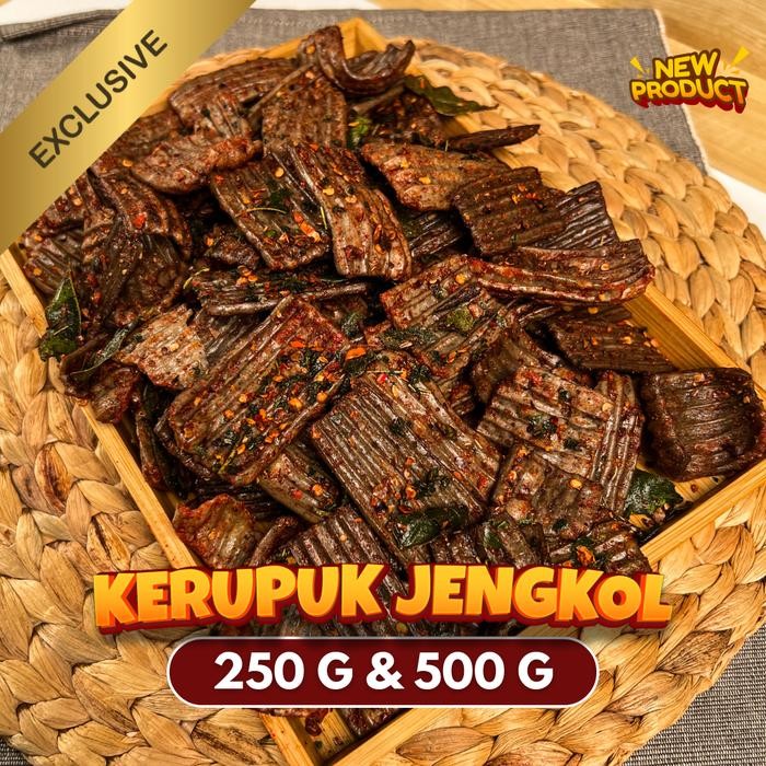 

TERMURAH [Eksklusif] KERUPUK JENGKOL SEBLAK KERING - SAJODO SNACK & FOOD (250gr & 500gr) (Pilih