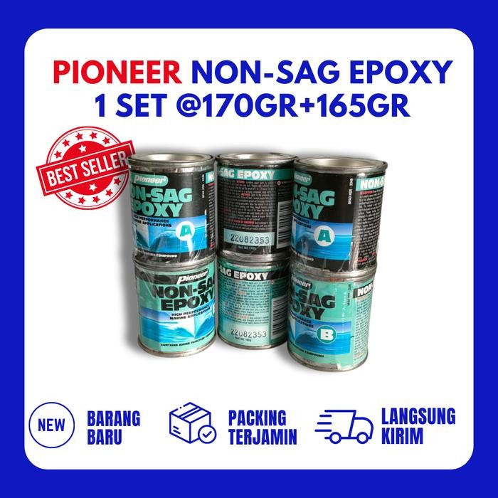 Sale Lem Epoxy Pioneer Non Sag 170gr 2 Komponen Lem Kapal Kayu