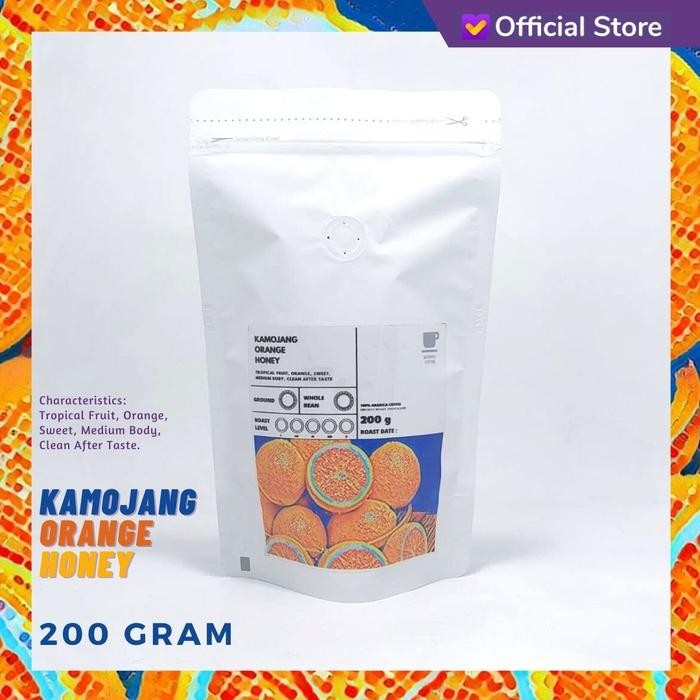 

Pilihan- Kopi Arabika Kamojang Orange Honey 200 Gram Sutoyo Coffee