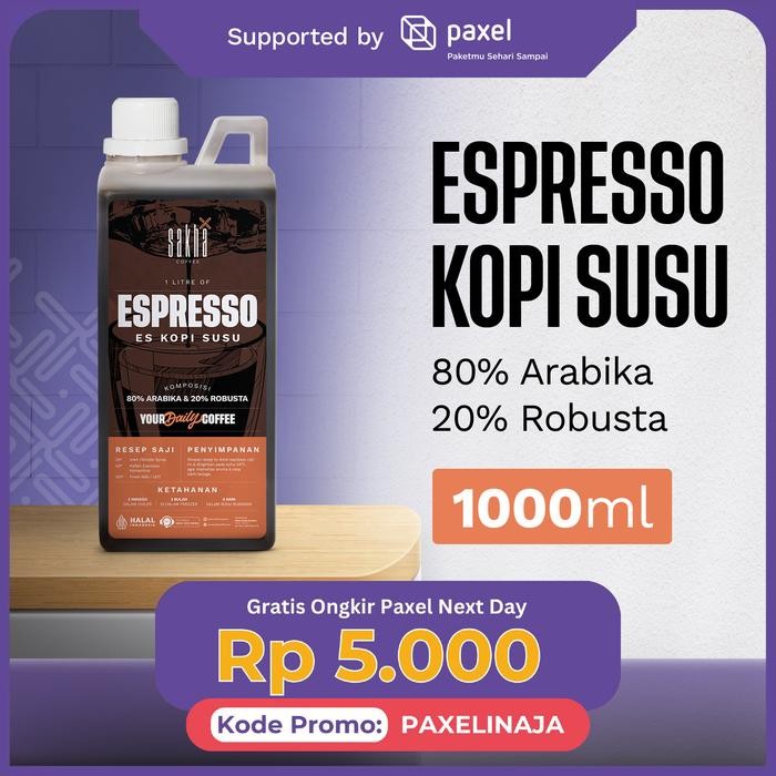 

Pilihan- Espresso Cair Kopi Susu Kekinian Konsentrat Murni Minuman 1 Liter