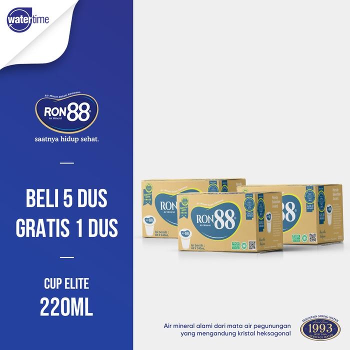 

Pilihan- Ron88 Cup 220 Ml (5 Karton Bonus 1 Karton)