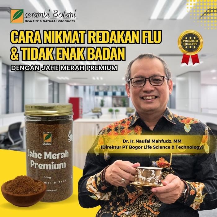 Pilihan- Jahe Merah Serbuk Gula Kelapa Premium (Tanpa Gula Pasir)