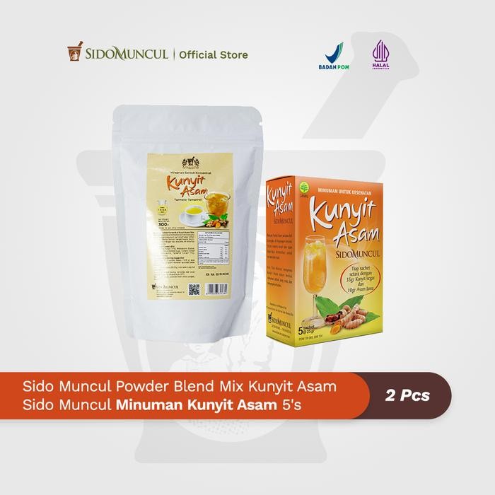 

Pilihan- Sido Muncul Powder Blend Mix Kunyit Asam + Kunyit Asam 5'S