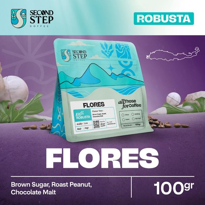 

Pilihan- Kopi Robusta Flores Bajawa Coffee Roast Beans Espresso 100G Biji Bubuk