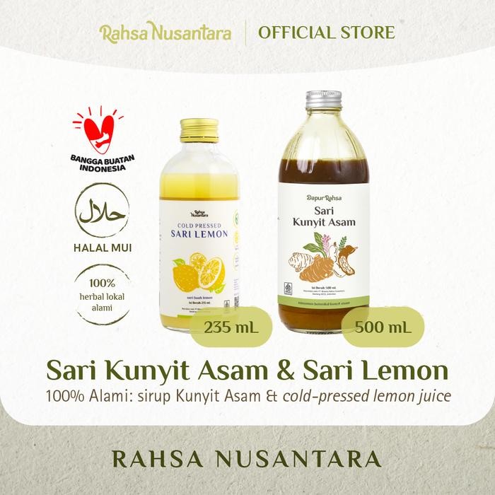 

Pilihan- Bundling Sari Kunyit Asam Dan Sari Lemon By Rahsa Nusantara