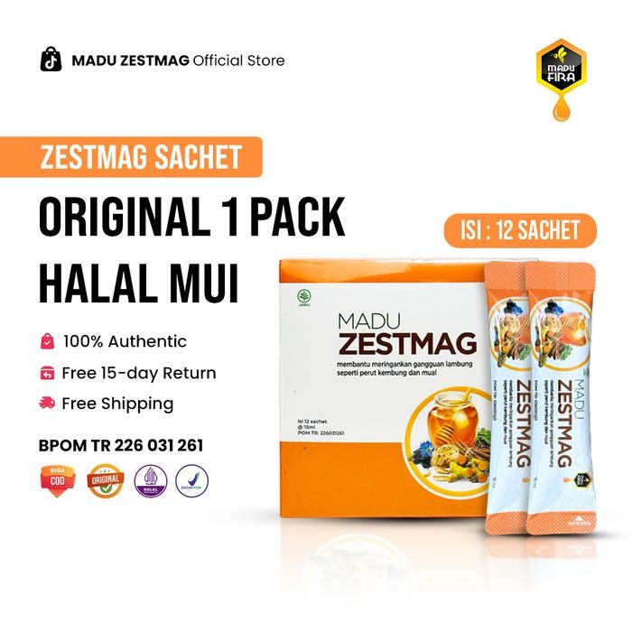 

Pilihan- [Flash Sale] Madu Zestmag Sachet (1 Pack) - Membantu Meringankan Maag Bpom Halal Mu