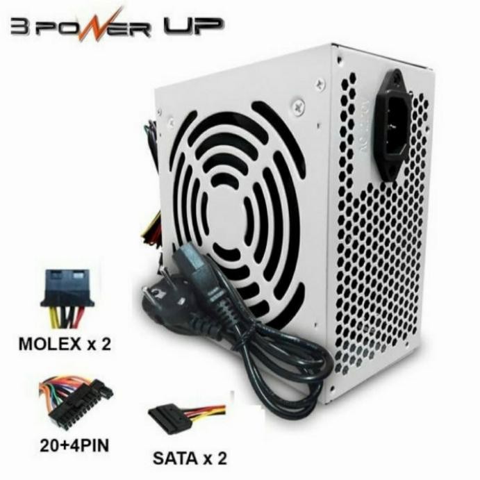 Power Supply 500Watt Power Up Nero 225 Power Supply Pc