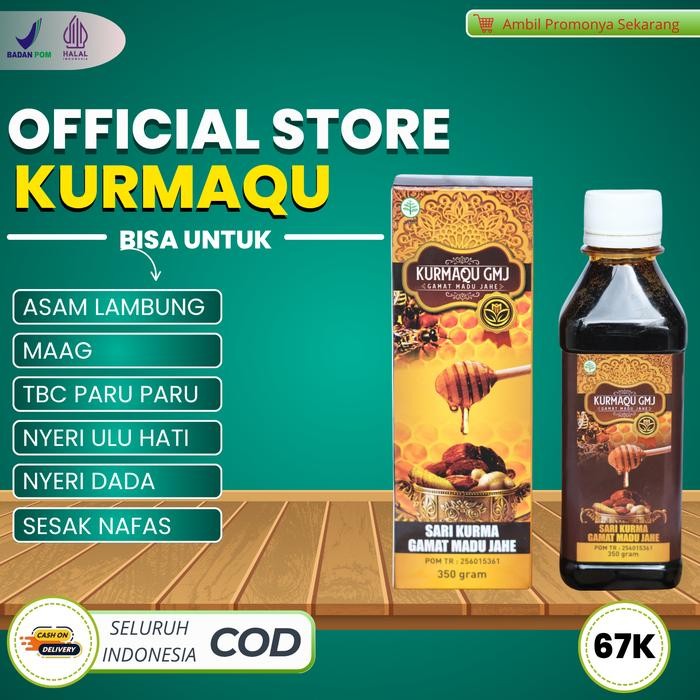 

Pilihan- Madu Kurmaqu Sari Kurma Gamat Jahe Isi 350 Gram Asli 100% Original Botol Syrup Honey