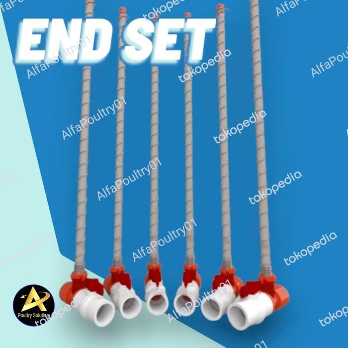 END KIT/END SET PIPA PARALON NIPPLE 3/4 PEMBUANGAN AIR PIPA NIPPLE