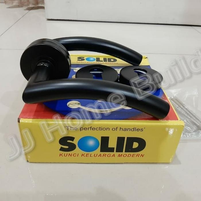 Hre 61.44 Solid Bl / Handle Solid Hitam / Handel Pintu Solid Hitam