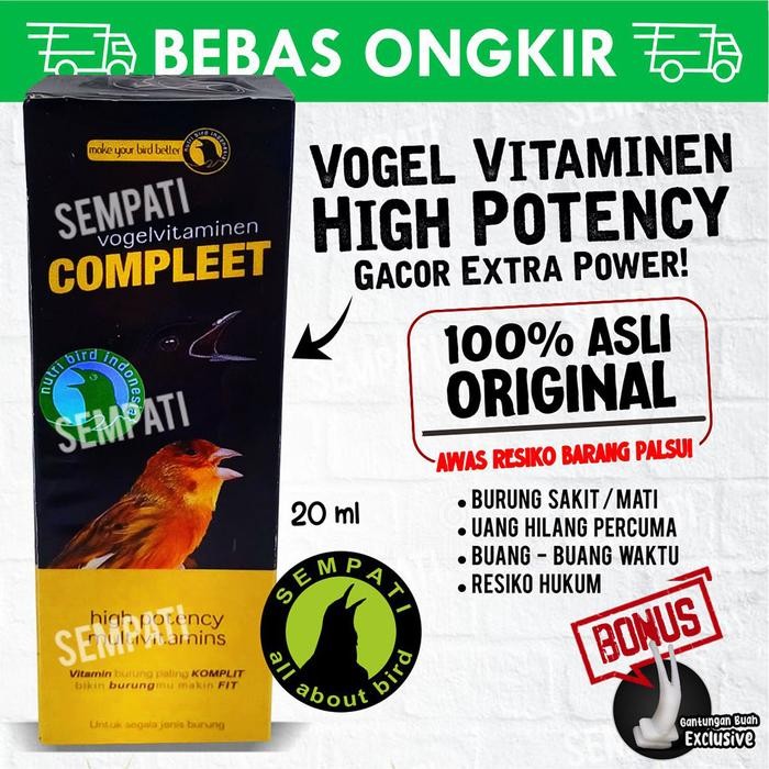 Pilihan- Vogel Vitaminen Compleet Vitamin Tingkatkan Metabolisme Tubuh Burung