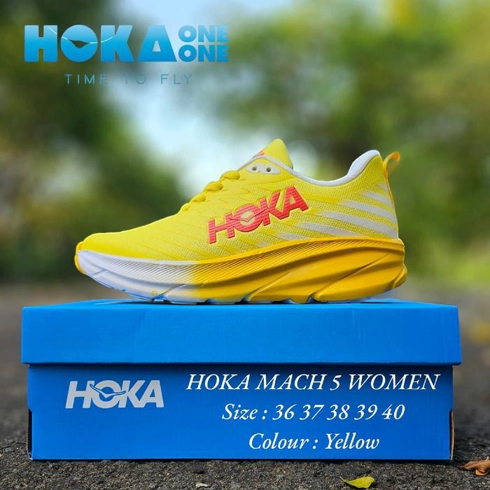 SEPATU HOKA MACH 5 WANITA/SEPATU HOKA WOMEN/SEPATU RUNNING WANITA/SEPATU HOKA RUNNING SHOES