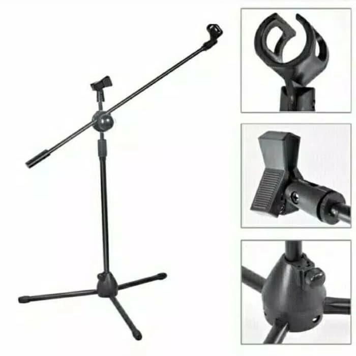 Pilihan- Stand Mic Berdiri Lantai- Tiang Microphone Berdiri