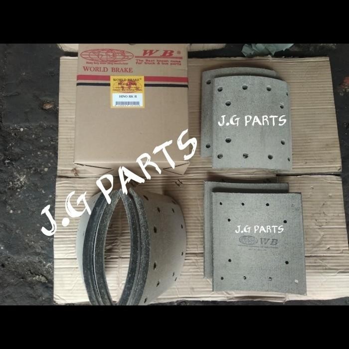 Jual Brake Lining / Kampas Rem Only Wb Belakang Hino Bus Rk Lubang 12