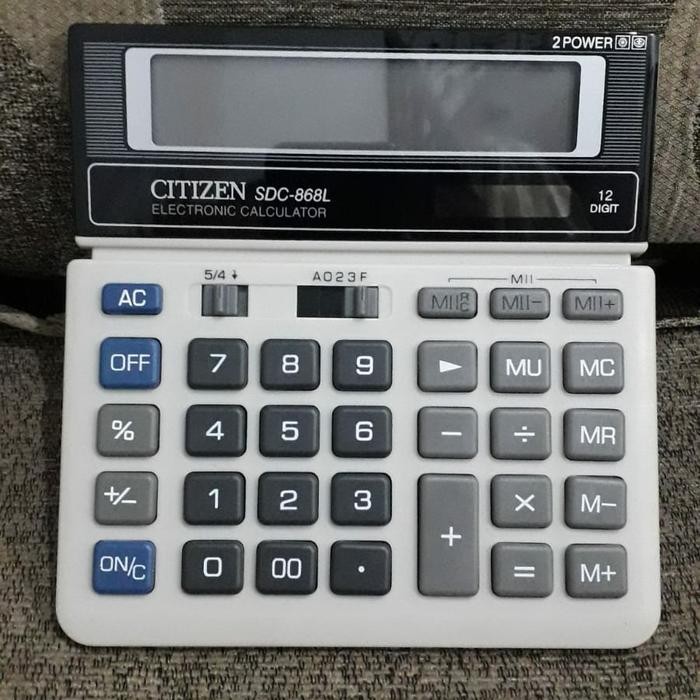 

Kalkulator Citizen Sdc-868L (12 Digit)