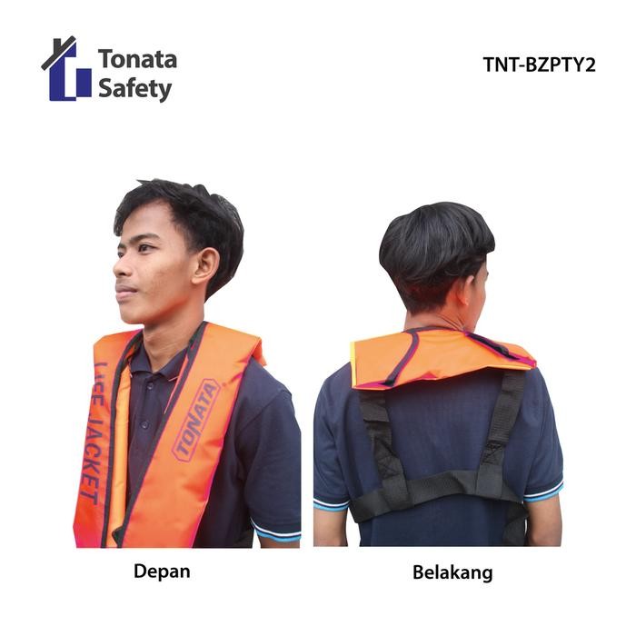 Automatic Inflatae Life Jacket Tonata / Jaket Pelampung Tiup Otomatis / Jaket Snorkling