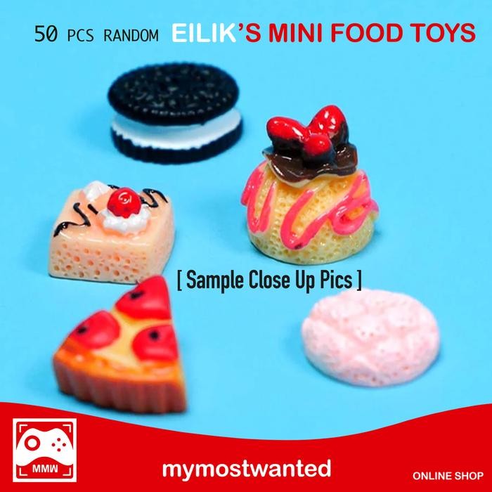 50 PCS MAINAN MINI UNTUK EILIK FOOD TOYS EILIK ORIGINAL KODE 419