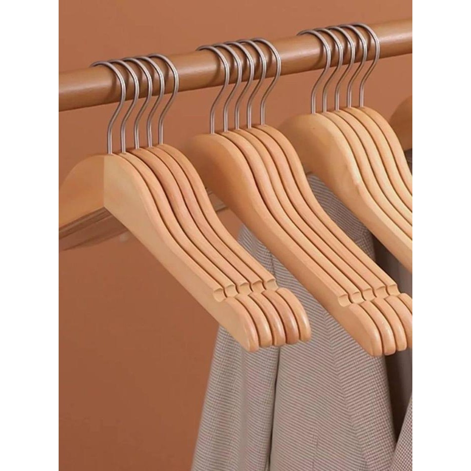 Pilihan- Hanger Kayu Aesthetic Murah Hanger Baju Gantung Kayu Estettik