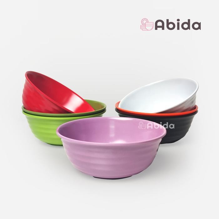 Abdia 1 Lusin Mangkok Melamin 7 inch - Mangkok Bakso Grosir - W0701