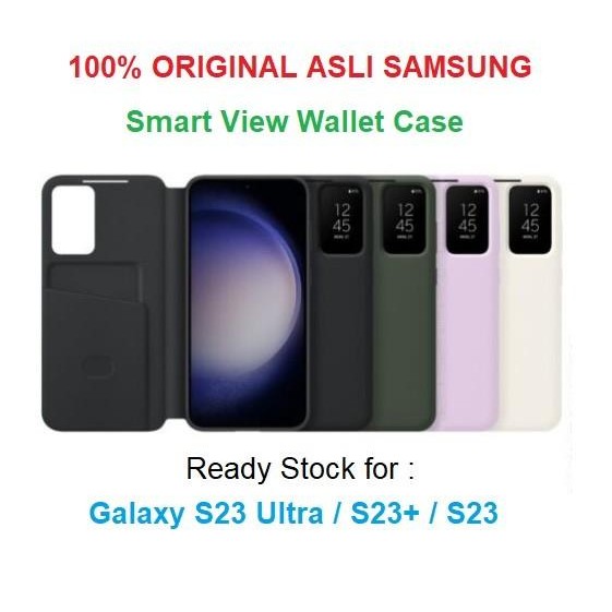 Smart View Wallet Cover SAMSUNG S23 Ultra S23+ S23 Plus Original